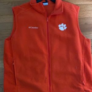 Clemson fleece vest size XL unisex